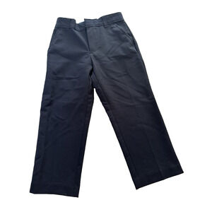Izod Dress Pants Navy Blue Youth Kids sz 4T, Adj Waist Hook & Eye preppy school